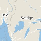 Karta som med röd fyrkant ramar in Skåreskolan, Ilandavägen, Karlstad, Värmlands län