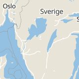 Karta som med röd fyrkant ramar in Skaraborgsgatan, Skara, Västra Götalands län