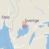 Karta som med röd fyrkant ramar in Värmland, Arvika, Torsby, Karlstad, Herrhagen, Kristinehamn, Sunne, Gräsdalen, Värmlands län