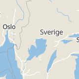 Karta som med röd fyrkant ramar in Dingelsundsvägen, Hammarö, Värmlands län