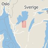 Karta som med röd fyrkant ramar in Storsvängen, Skara, Västra Götalands län
