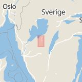 Karta som med röd fyrkant ramar in Vilan, Skara, Västra Götalands län
