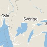 Karta som med röd fyrkant ramar in Haga, Hammarö, Värmlands län