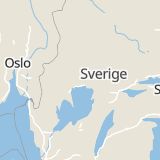 Karta som med röd fyrkant ramar in Järnvägsgatan, Forshaga, Värmlands län