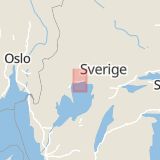 Karta som med röd fyrkant ramar in Gravaleden, Karlstad, Värmlands län
