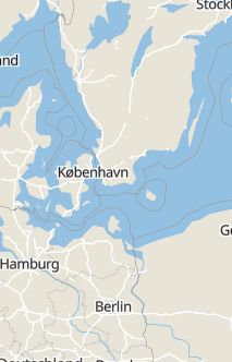 Översiktskarta som visar hela Sverige med en markör som visar ungefär var händelsen inträffat