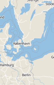 Översiktskarta som visar hela Sverige med en markör som visar ungefär var händelsen inträffat