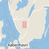 Karta som med röd fyrkant ramar in Nissastigen, Gislaved, Jönköpings län