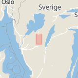 Karta som med röd fyrkant ramar in Bergsliden, Falköping, Västra Götalands län