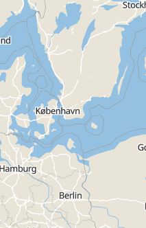 Översiktskarta som visar hela Sverige med en markör som visar ungefär var händelsen inträffat