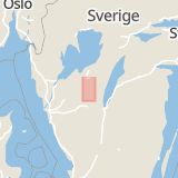 Karta som med röd fyrkant ramar in Sankt Sigfridsgatan, Falköping, Västra Götalands län