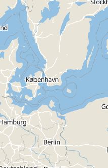 Översiktskarta som visar hela Sverige med en markör som visar ungefär var händelsen inträffat