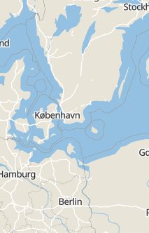 Översiktskarta som visar hela Sverige med en markör som visar ungefär var händelsen inträffat