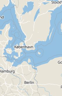 Översiktskarta som visar hela Sverige med en markör som visar ungefär var händelsen inträffat