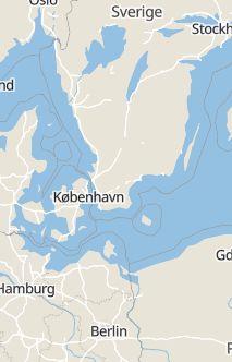 Översiktskarta som visar hela Sverige med en markör som visar ungefär var händelsen inträffat