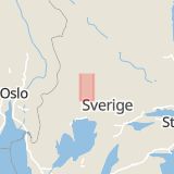 Karta som med röd fyrkant ramar in Hagfors, Värmlands län