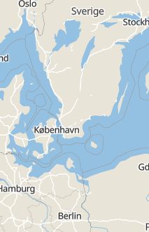 Översiktskarta som visar hela Sverige med en markör som visar ungefär var händelsen inträffat