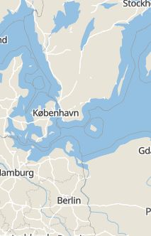 Översiktskarta som visar hela Sverige med en markör som visar ungefär var händelsen inträffat