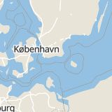 Karta som med röd fyrkant ramar in Malmövägen, Ystad, Skåne län