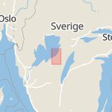 Karta som med röd fyrkant ramar in Marieforsleden, Marieholm, Mariestad, Västra Götalands län