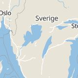 Karta som med röd fyrkant ramar in Mariestad, Västra Götalands län