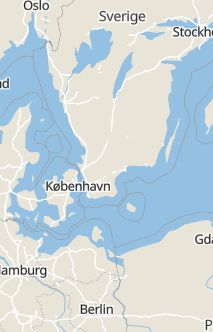 Översiktskarta som visar hela Sverige med en markör som visar ungefär var händelsen inträffat