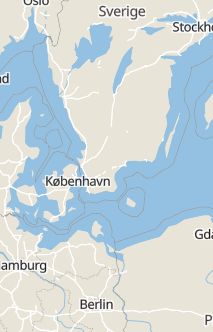 Översiktskarta som visar hela Sverige med en markör som visar ungefär var händelsen inträffat