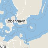 Karta som med röd fyrkant ramar in Dragongatan, Kopparvägen, Ystad, Skåne län