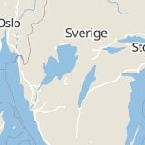 Karta som med röd fyrkant ramar in Ulriksdal, Mariestad, Västra Götalands län