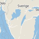 Karta som med röd fyrkant ramar in Lillegårdsvägen, Skövde, Västra Götalands län