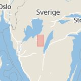 Karta som med röd fyrkant ramar in Mariestadsvägen, Skövde, Västra Götalands län