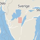 Karta som med röd fyrkant ramar in Nolhagavägen, Skövde, Västra Götalands län