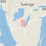 Karta som med röd fyrkant ramar in Acklinga, Tidaholm, Västra Götalands län