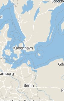 Översiktskarta som visar hela Sverige med en markör som visar ungefär var händelsen inträffat