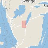 Karta som med röd fyrkant ramar in Mullsjö, Jönköpings län