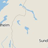 Karta som med röd fyrkant ramar in Krokom, Kaxås, Jämtlands län