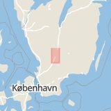 Karta som med röd fyrkant ramar in Hångers, Bergsvägen, Ljungby, Kronobergs län