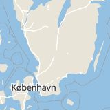 Karta som med röd fyrkant ramar in Skånegatan, Ljungby, Kronobergs län