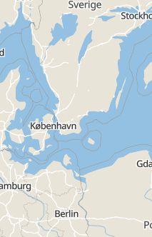 Översiktskarta som visar hela Sverige med en markör som visar ungefär var händelsen inträffat