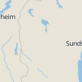 Karta som med röd fyrkant ramar in Berg, Svenstavik, Vemdalsskalet, Jämtlands län