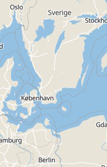 Översiktskarta som visar hela Sverige med en markör som visar ungefär var händelsen inträffat