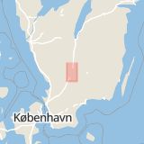 Karta som med röd fyrkant ramar in Rosenvägen, Ljungby, Kronobergs län