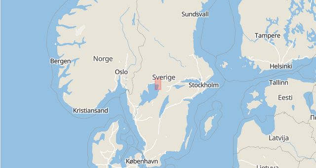 Karta som med röd fyrkant ramar in Ölme, Karlstad, Kristinehamn, Värmlands län