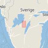 Karta som med röd fyrkant ramar in Mariestadsvägen, Mariestad, Västra Götalands län