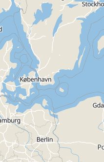 Översiktskarta som visar hela Sverige med en markör som visar ungefär var händelsen inträffat