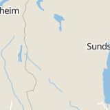 Karta som med röd fyrkant ramar in Glissjöberg, Härjedalen, Jämtlands län