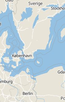 Översiktskarta som visar hela Sverige med en markör som visar ungefär var händelsen inträffat