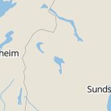 Karta som med röd fyrkant ramar in Brovägen, Nälden, Krokom, Jämtlands län