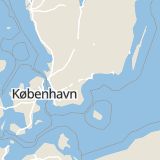 Karta som med röd fyrkant ramar in Långebrogatan, Kristianstad, Skåne län