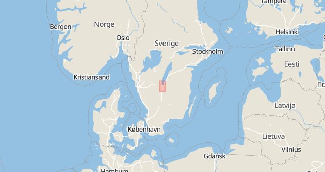 Karta som med röd fyrkant ramar in Råslätt, Jönköping, Jönköpings län